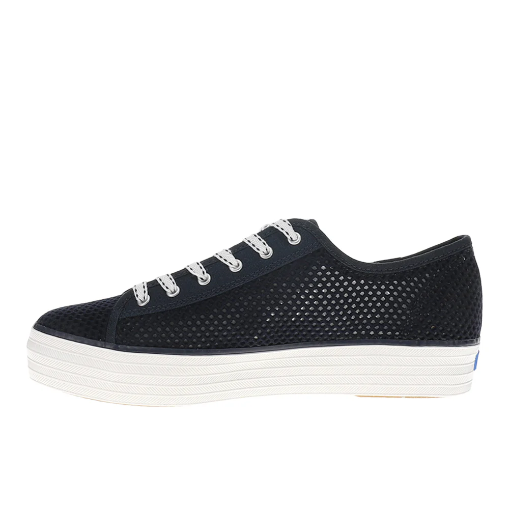 Triple Kick Cotton Mesh Lace Up Sneakers - Image 3