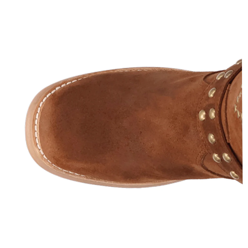 Troubadour Studded Round Toe Pull On Boots - Image 4