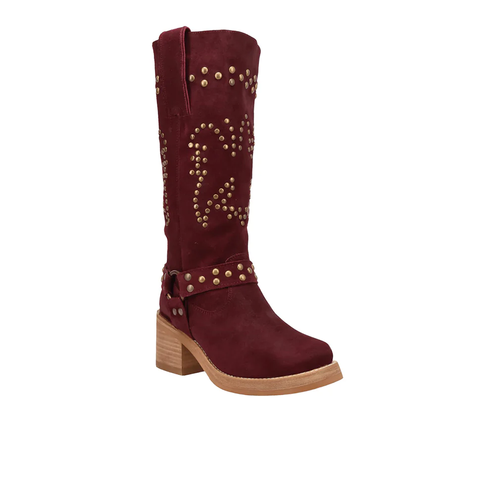 Troubadour Studded Round Toe Pull On Boots - Image 2