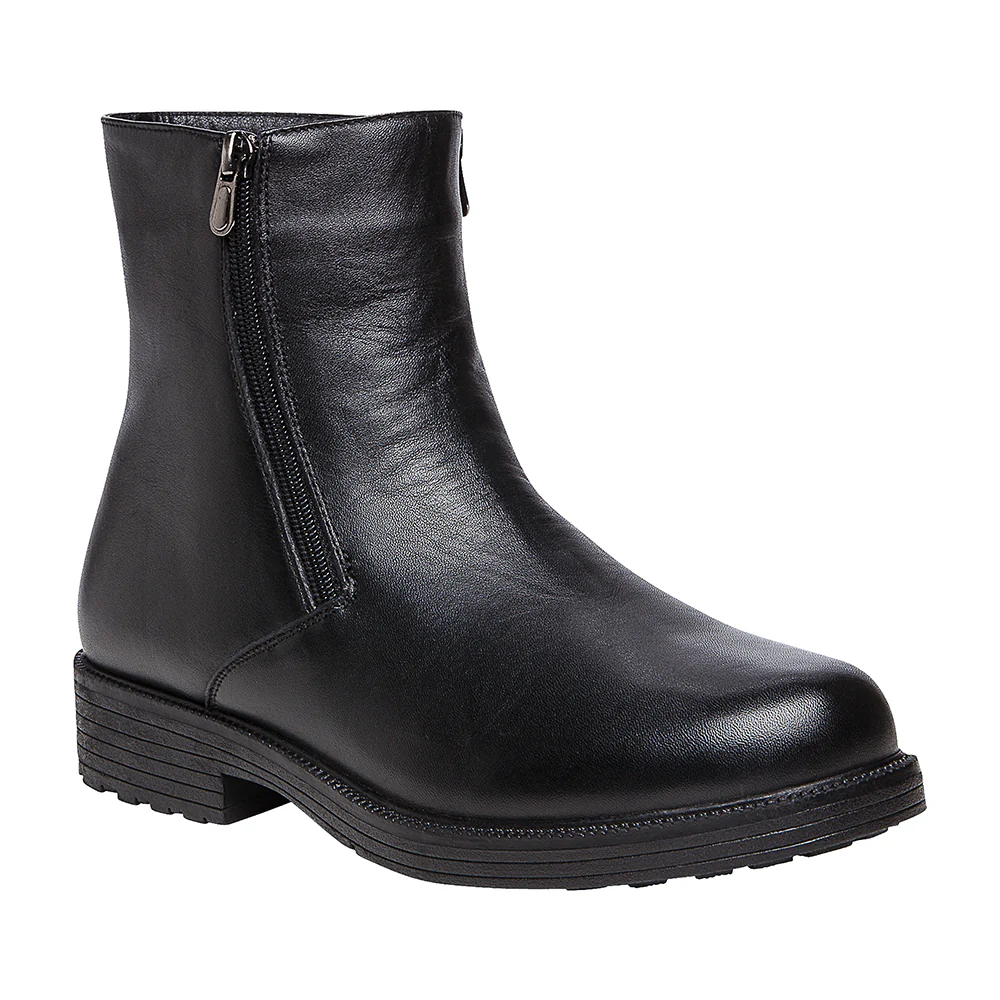 Troy Zippered Round Toe Booties - Image 2
