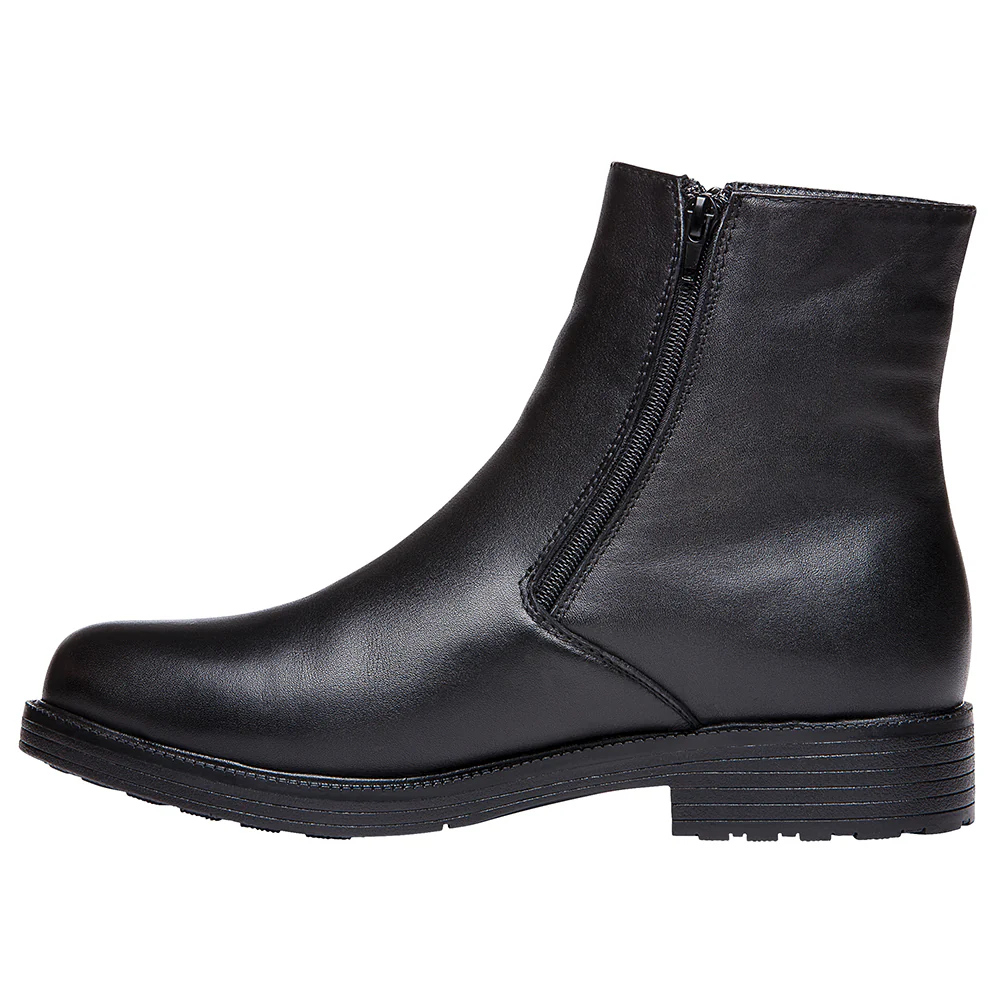 Troy Zippered Round Toe Booties - Image 4