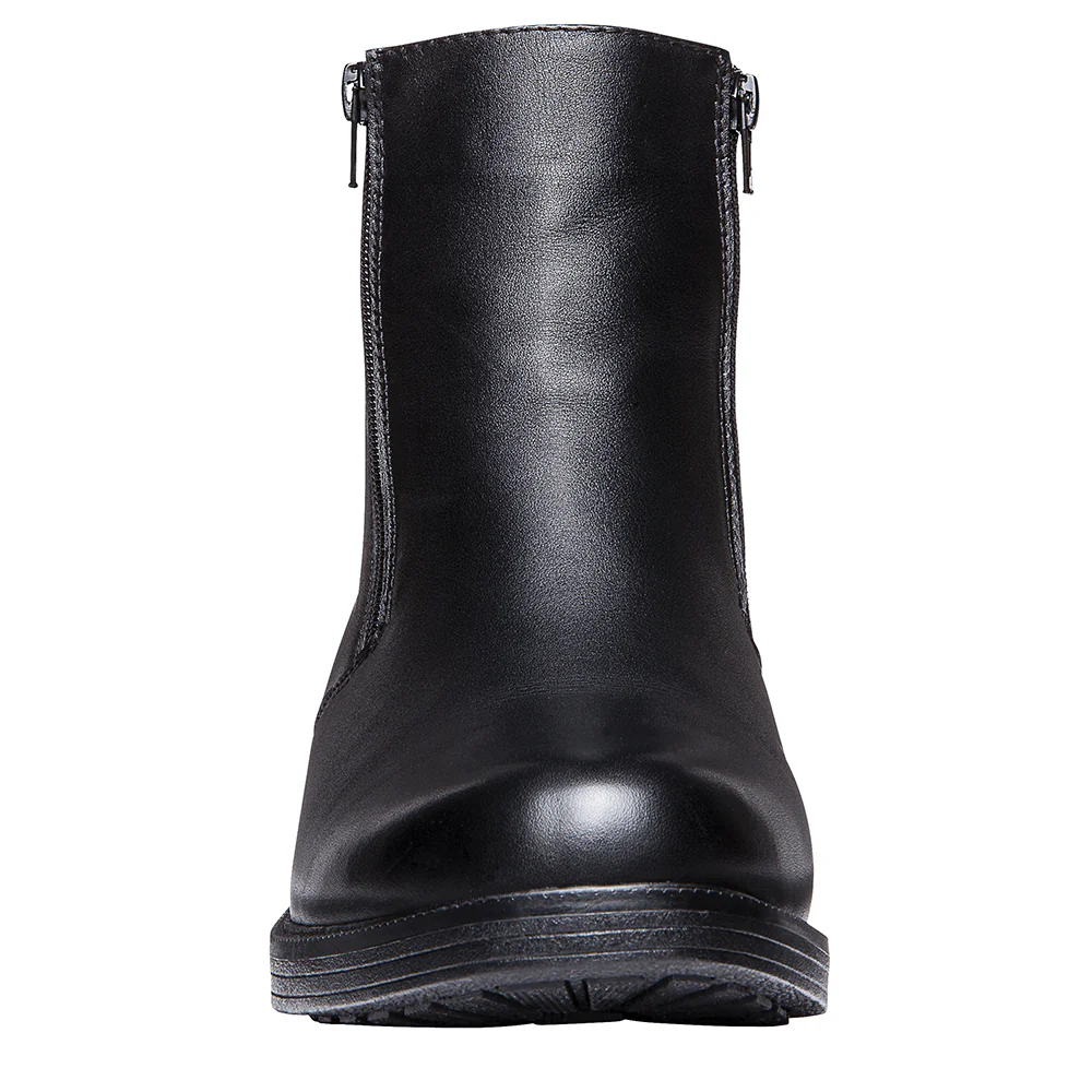 Troy Zippered Round Toe Booties - Image 5