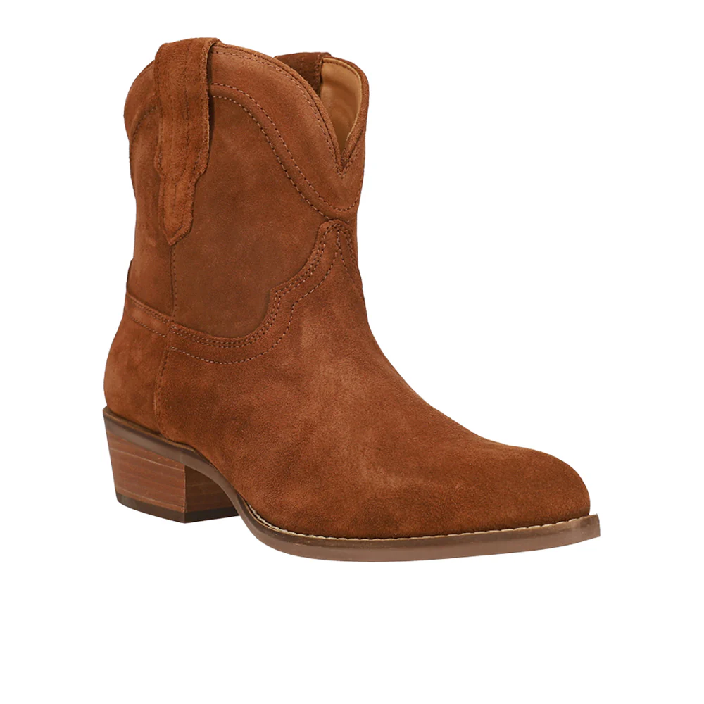 Tumbleweed Roper Round Toe Pull On Cowboy Booties - Image 2