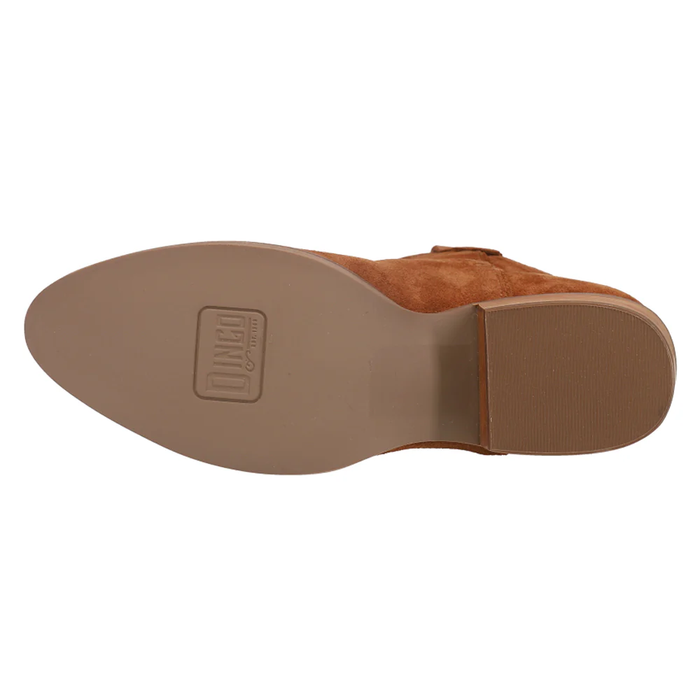 Tumbleweed Roper Round Toe Pull On Cowboy Booties - Image 5