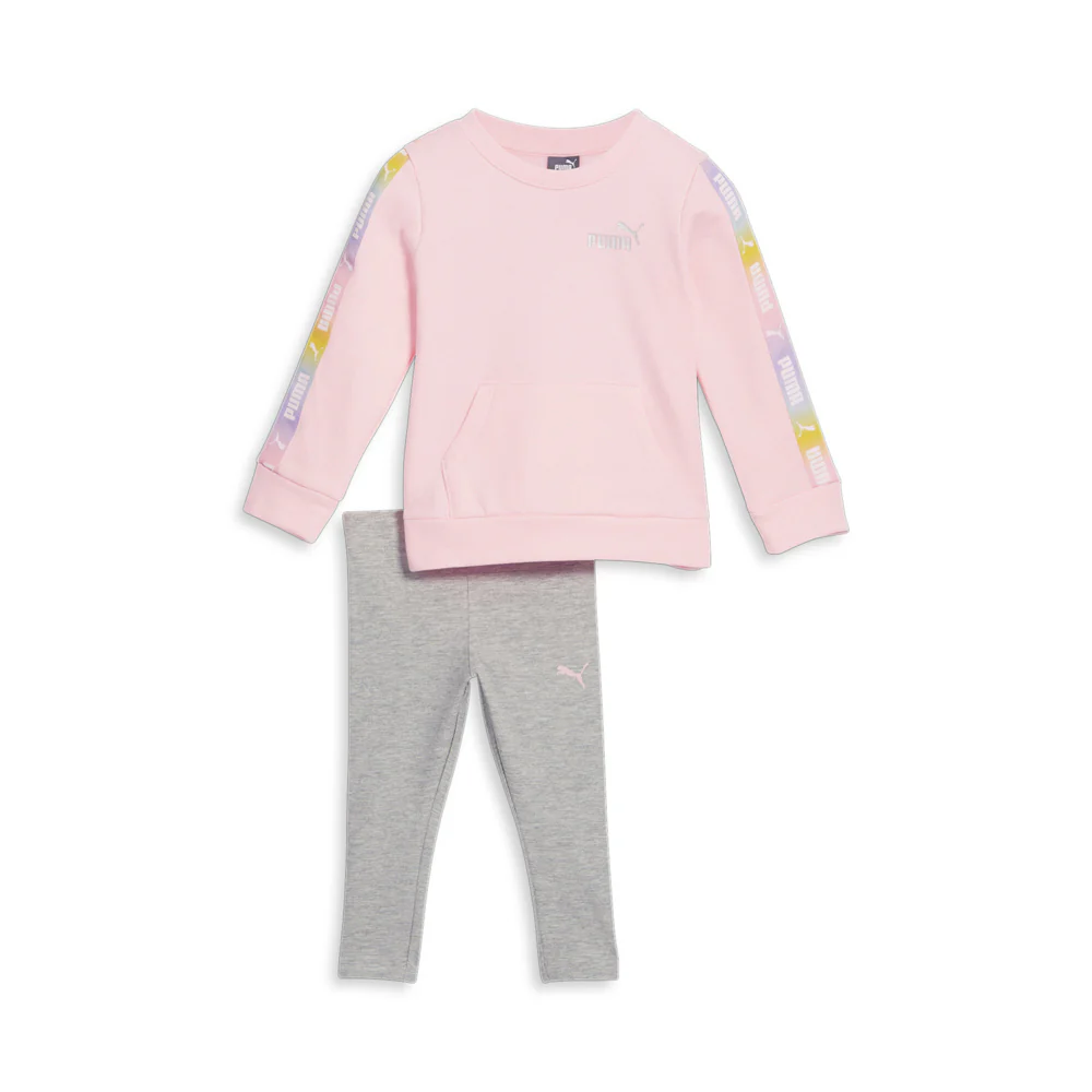 2 Piece Fleece Crew Neck Sweatshirt & Leggings Set (Toddler)