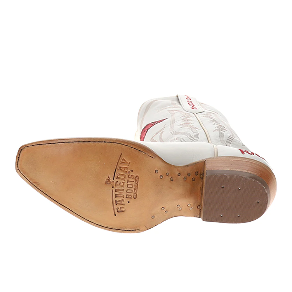 University of Arkansas Gameday Snip Toe Pull On Cowboy Boots - Image 5