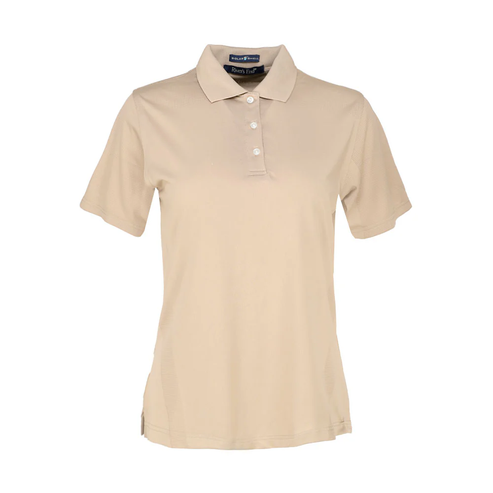 UPF 30 BodyMap Short Sleeve Polo Shirt