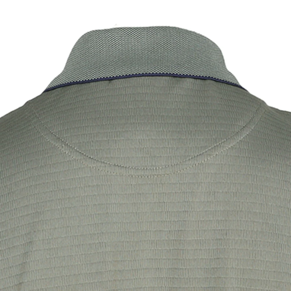 UPF 30+ Jacquard Short Sleeve Polo Shirt - Image 5