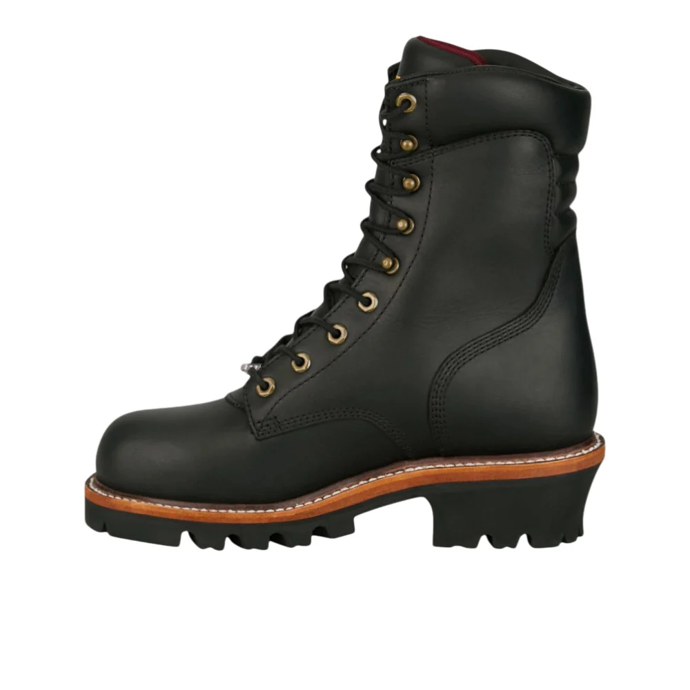 USA Super Logger 9 Inch Waterproof Steel Toe Work Boots - Image 3