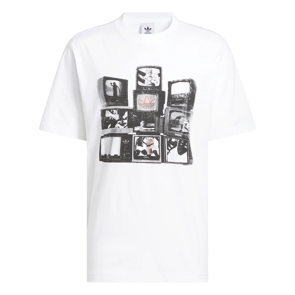 Vintage TV Graphic Crew Neck Short Sleeve T-Shirt