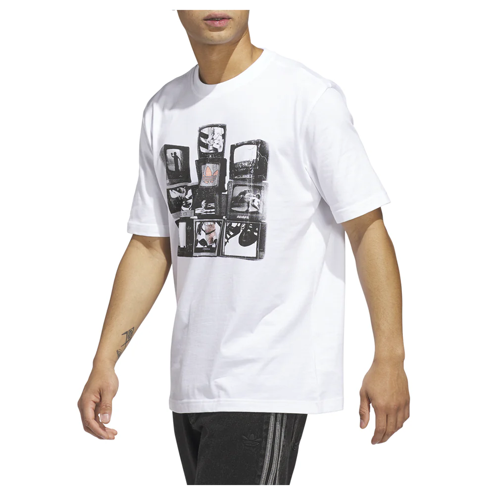 Vintage TV Graphic Crew Neck Short Sleeve T-Shirt - Image 3