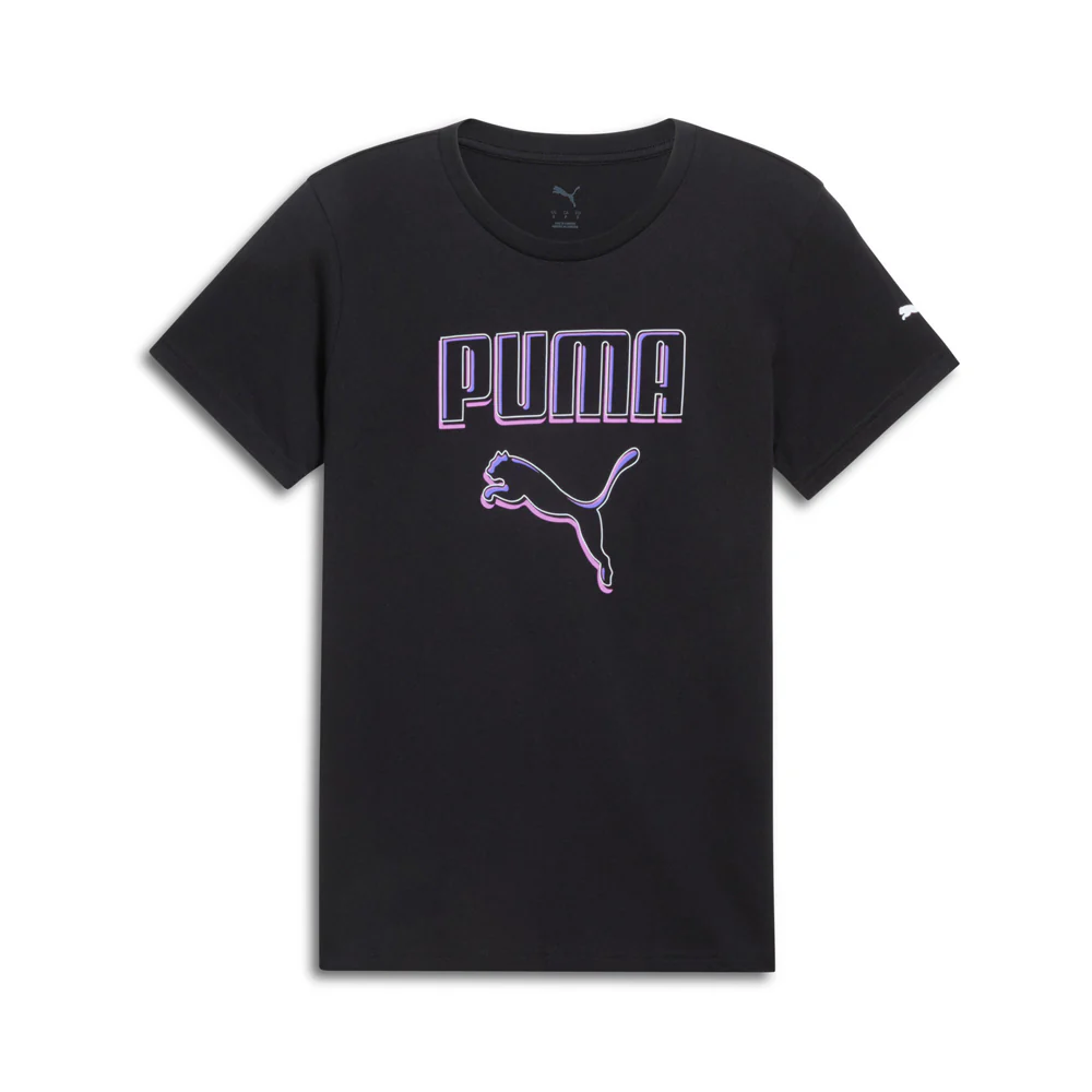 Vivid Graphic Crew Neck Short Sleeve T-Shirt