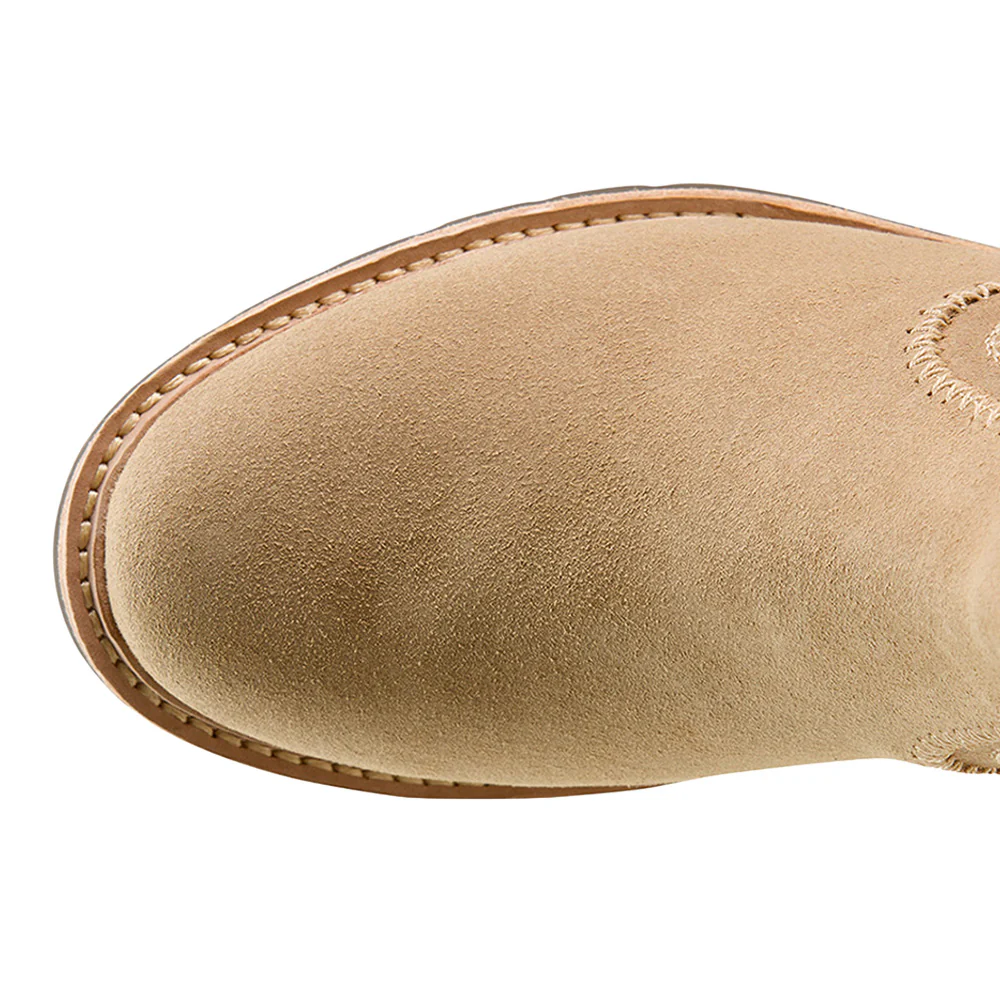 Wexford Whipstitch Round Toe Chelsea Boots - Image 4