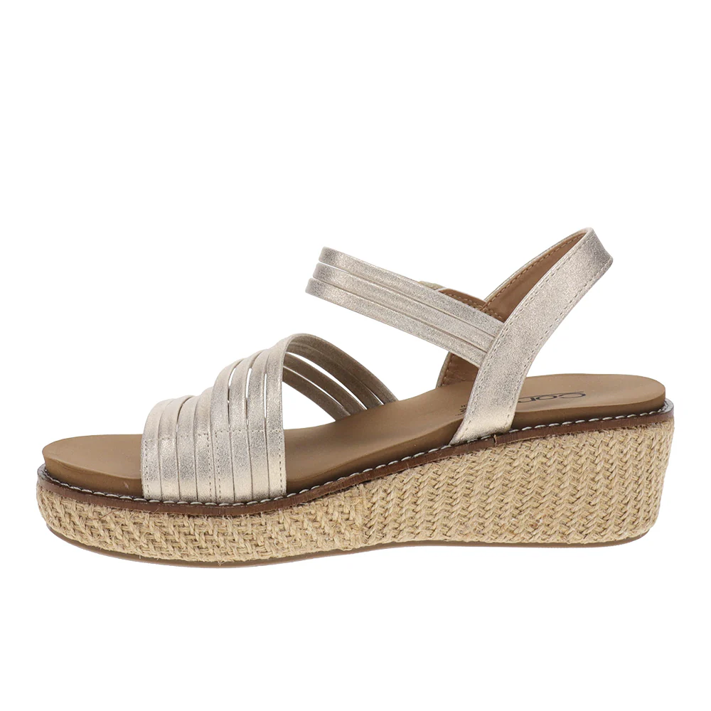 What About Now Strappy Wedge Sandals - Image 3