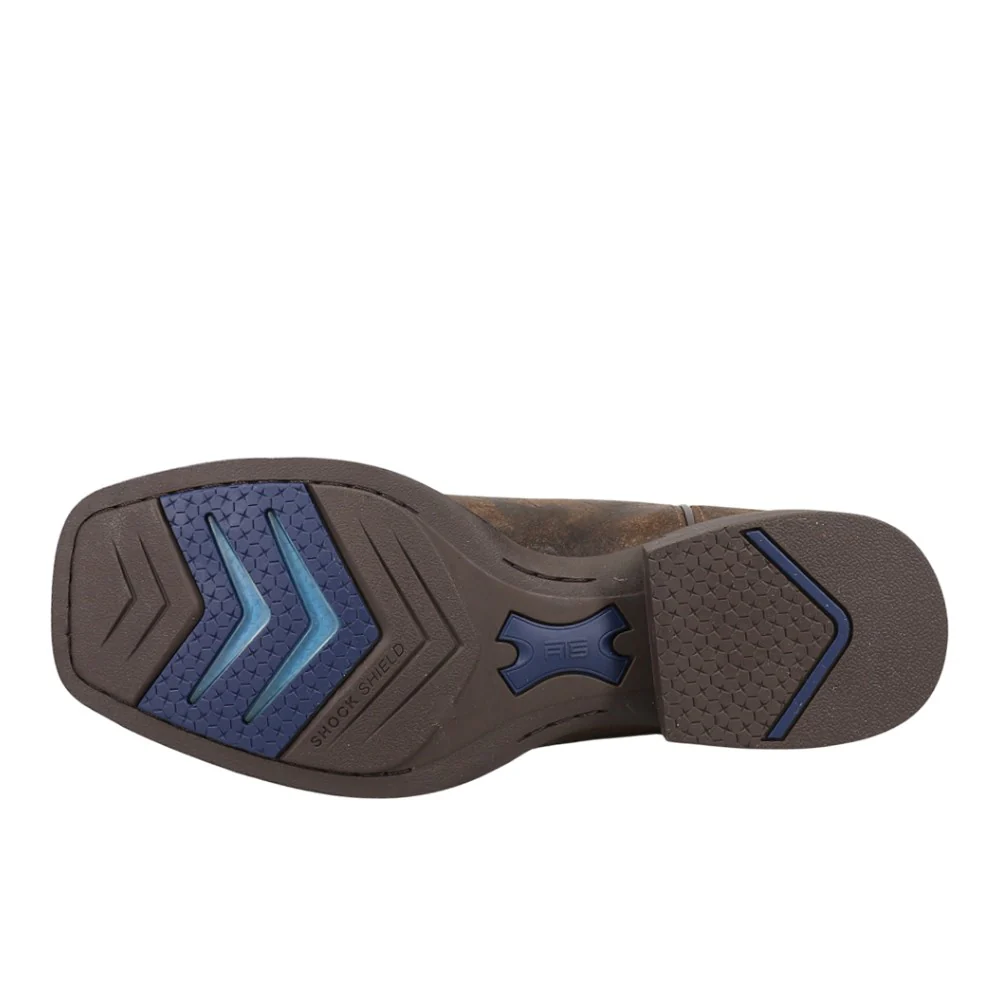 Wilder Embroidered Square Toe Pull On Cowboy Boots - Image 5