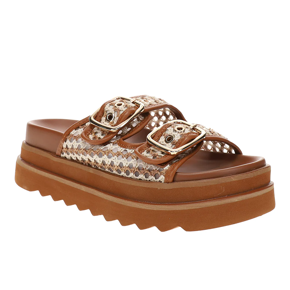 Word On the Street Platform Sandals - Image 2