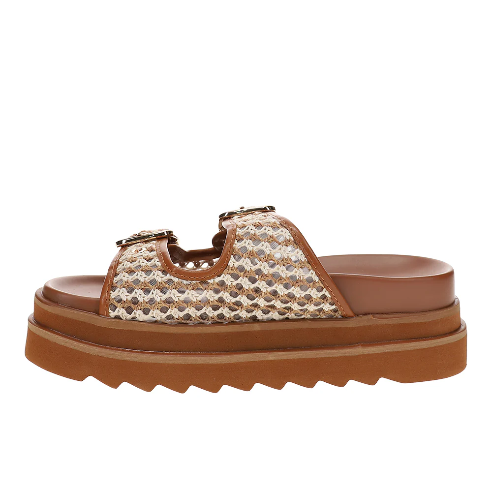 Word On the Street Platform Sandals - Image 3