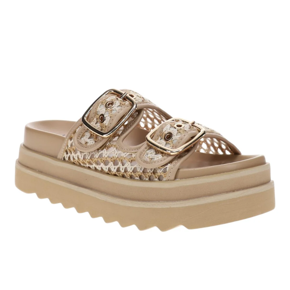 Word On the Street Platform Sandals - Image 2