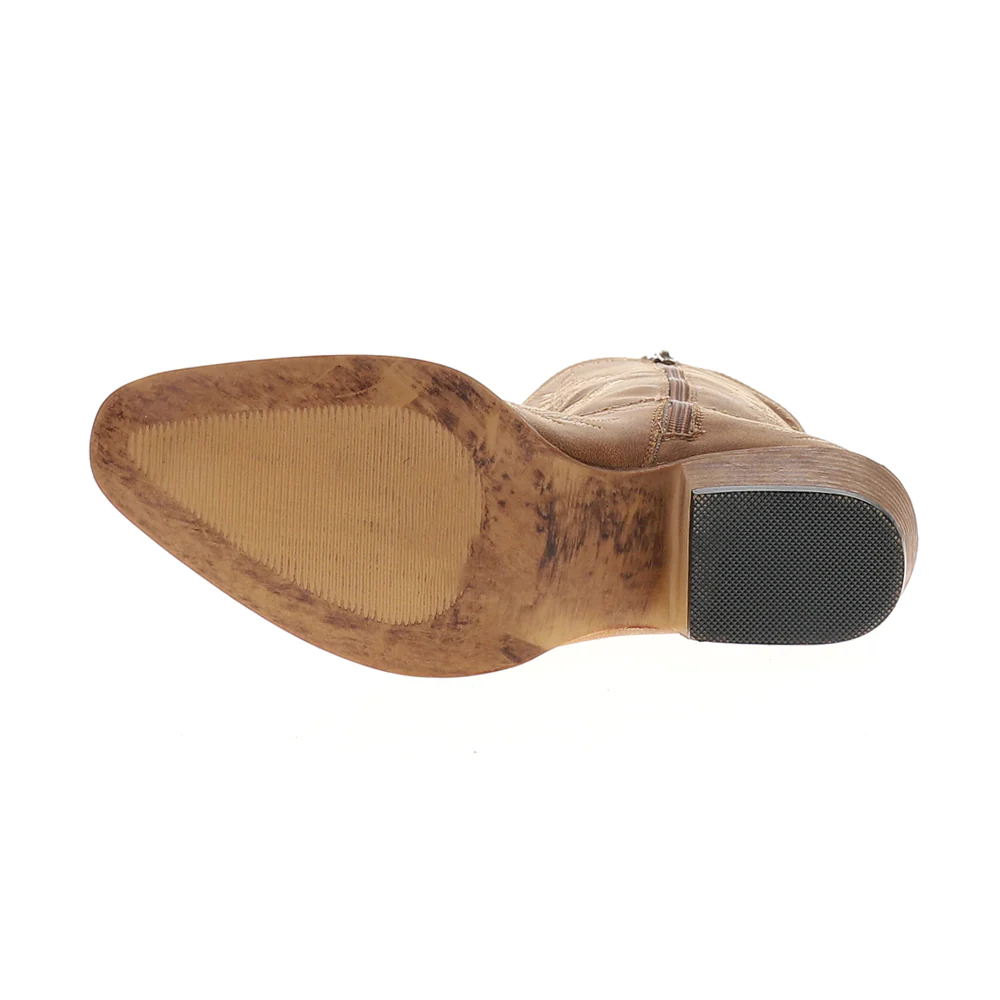 Wynona Floral Embroidered Snip Toe Cowboy Booties - Image 5