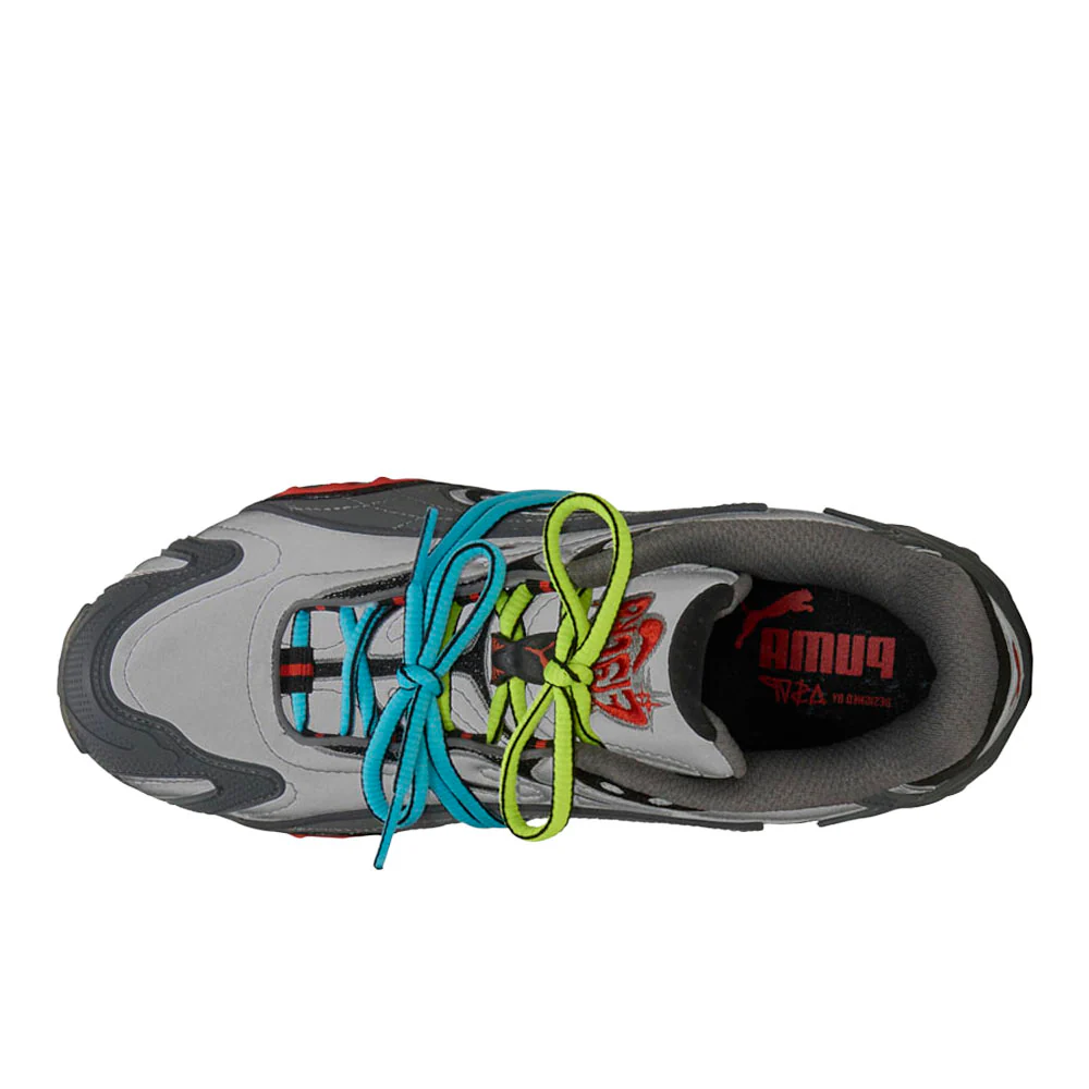 A$AP Rocky Inhale Reflective Lace Up Sneakers - Image 4